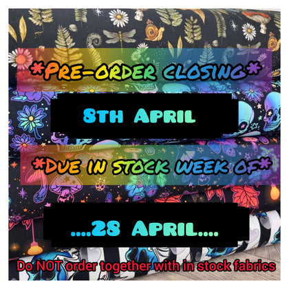 NEW PRE-ORDER.  CLOSING 19th May