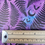 Fern purple Textured Faux leather / vinyl fabric. 40x66cm roll