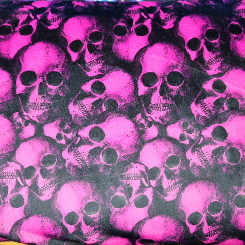 Skulls squish fabric