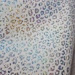 White Holographic vinyl fabric. 39x65cm roll