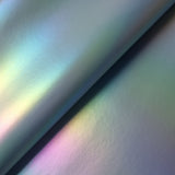 Pastel Metallic Holo Faux leather / vinyl fabric. 39x130cm roll - BlueMothFabrics