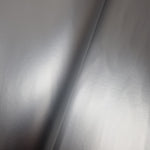 Metallic Steel Sheen PVC Faux leather / vinyl fabric. 40x67cm roll