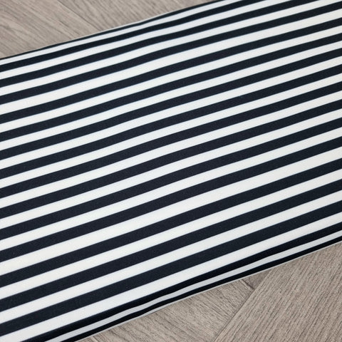 Black and white stripes waterproof polyester Canvas fabric