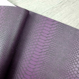 Snake effect Faux leather / vinyl fabric. 39x67cm roll