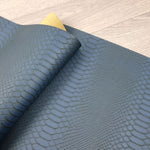 Snake effect Faux leather / vinyl fabric. 39x67cm roll