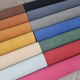 Suede effect Faux leather / vinyl fabric. 39x67cm roll