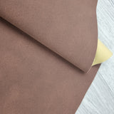 Suede effect Faux leather / vinyl fabric. 39x67cm roll