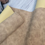 34-41x140cm BOLT END. Soft Marble Faux leather / vinyl fabric. - BlueMothFabrics