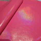 Light Oil Slick Effect Metallic PVC Faux vinyl fabric. 39x67cm roll