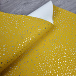 Silver Dots Matte PVC Faux vinyl fabric. 39x67cm roll