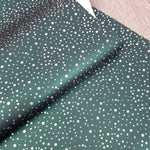 Silver Dots Metallic PVC Faux vinyl fabric. 39x67cm roll