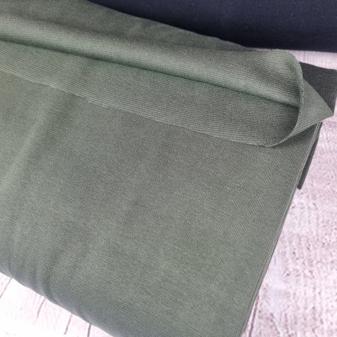 Army Olive Green ribbing fabric