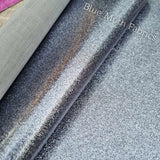 Smooth gloss Glitter Faux leather / vinyl fabric. 39x67cm roll