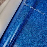 Smooth gloss Glitter Faux leather / vinyl fabric. 39x67cm roll