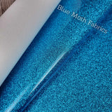 Smooth gloss Glitter Faux leather / vinyl fabric. 39x67cm roll