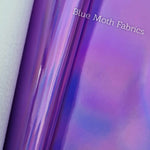 Holographic PVC Faux leather / vinyl fabric. 40x67cm roll