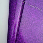 Smooth gloss Glitter Faux leather / vinyl fabric. 39x67cm roll