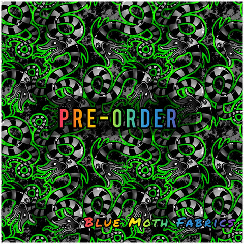 PRE-ORDER. Sandworm fabric. By METER - BlueMothFabrics