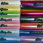 Pearlescent Faux leather / vinyl fabric. 40x67cm roll