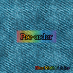 PRE-ORDER. Jeans Effect teal fabric. By METER - BlueMothFabrics