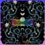 PRE-ORDER. Serpent Moon fabric. By METER - BlueMothFabrics