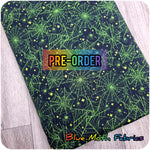 PRE-ORDER. Green Spiderweb fabric. By METER