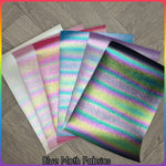 Smooth Glitter A4 20x30cm Pack Faux leather / vinyl fabric