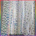 White Holographic A4 20x30cm Pack Faux leather / vinyl fabric