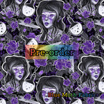 PRE-ORDER. Fierce Witch fabric. By METER - BlueMothFabrics