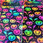 PRE-ORDER. Cute Batty Ghost Faux leather / vinyl fabric. 39x130cm