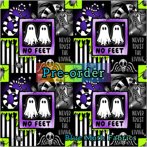 PRE-ORDER. No Feet, Sandworm fabric. By METER