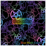 PRE-ORDER. Orchid Outlines rainbow fabric. By METER