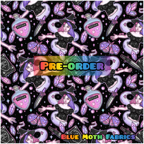 PRE-ORDER. Witch fabric. By METER