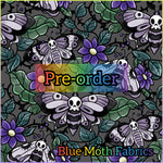 PRE-ORDER. Cute Death Moth fabric. By METER