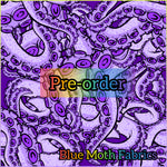 PRE-ORDER. Purple Tentacles fabric. By METER