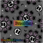 PRE-ORDER. Spooky Flowers fabric. By METER