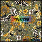 PRE-ORDER. Summer Moth fabric. By METER