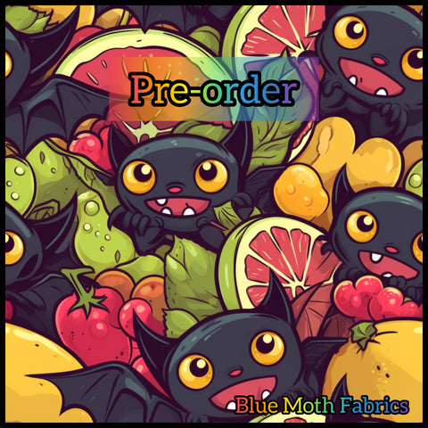 PRE-ORDER. Fruit Bat fabric. By METER