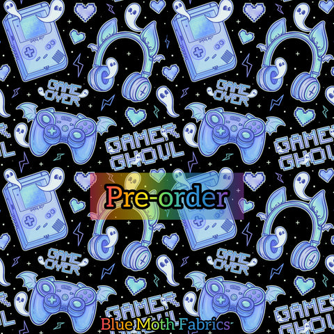 PRE-ORDER. Gamer Ghoul fabric. By METER