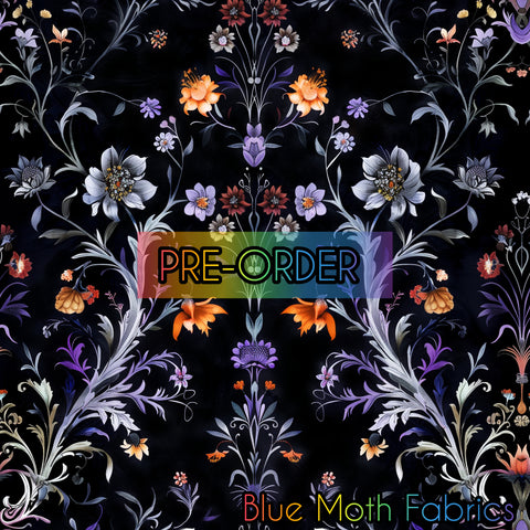 PRE-ORDER. Victorian floral 4 fabric. By METER