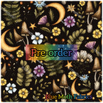 PRE-ORDER. Autumn Flowers fabric. By METER - BlueMothFabrics