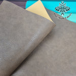 Solid realistic texture Faux leather / vinyl fabric. 40x67cm roll