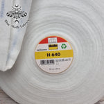 H640 Vlieseline Volume Fusible Fleece Thick White 50x90cm size