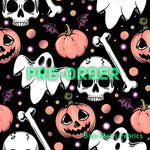 PRE-ORDER. Cute Halloween fabric. By METER - BlueMothFabrics