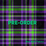 PRE-ORDER. Green tartan plaid fabric. By METER