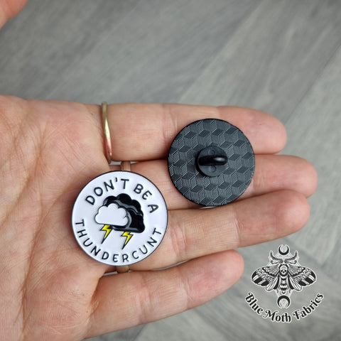 Thunder Enamel Pin Badge