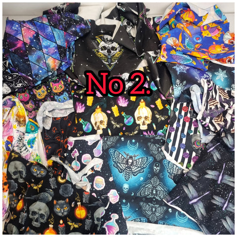 Bundle 2. Cotton Jersey OFFCUTS.  Watch video to see sizes