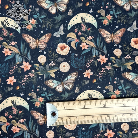Butterfly moons 100% cotton poplin fabric