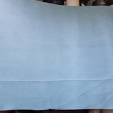 31-40X132cm BOLT END. 33 light blue. Crease mark.Solid Marble Grain Faux leather / vinyl fabric.