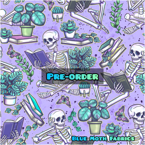 PRE-ORDER. Ghost stories Lilac fabric. By METER